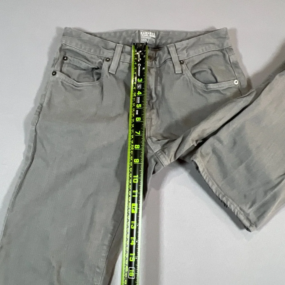 Bonobos Travel Jeans Men 28x32 Gray Cotton Stretch Low Rise Straight Leg Zip Fly